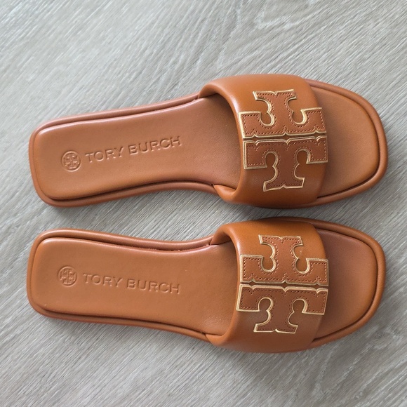 Leather Slide Tory Burch Like New - Picture 5 of 6